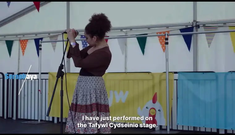 Seraphyre on the CydSeinio stage at Tafwyl